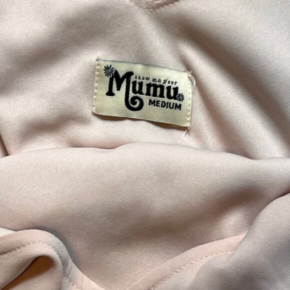Show Me Your Mumu Kendall Maxi Dress:  Dusty Blush.  Size Medium - Picture 7 of 7